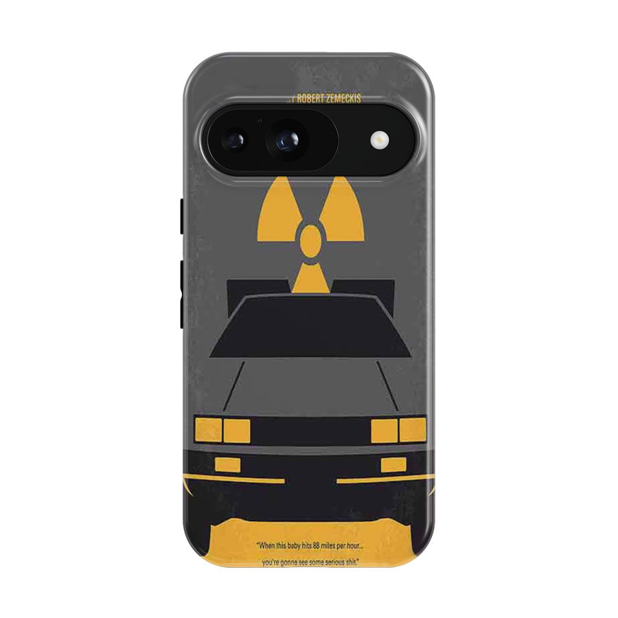 Back To The Future Minimal Movie Poster Google Pixel 9 | 10 Pro Case