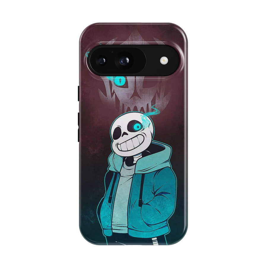 Bad Time Sans Glowing Eye Undertale  Google Pixel 9 | 10 Pro Case