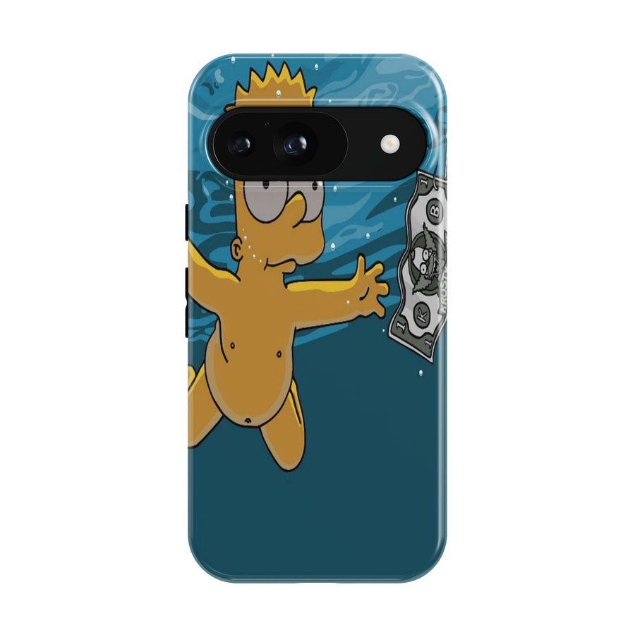 Bart Simpson Nirvana Google Pixel 9 | 10 Pro Case