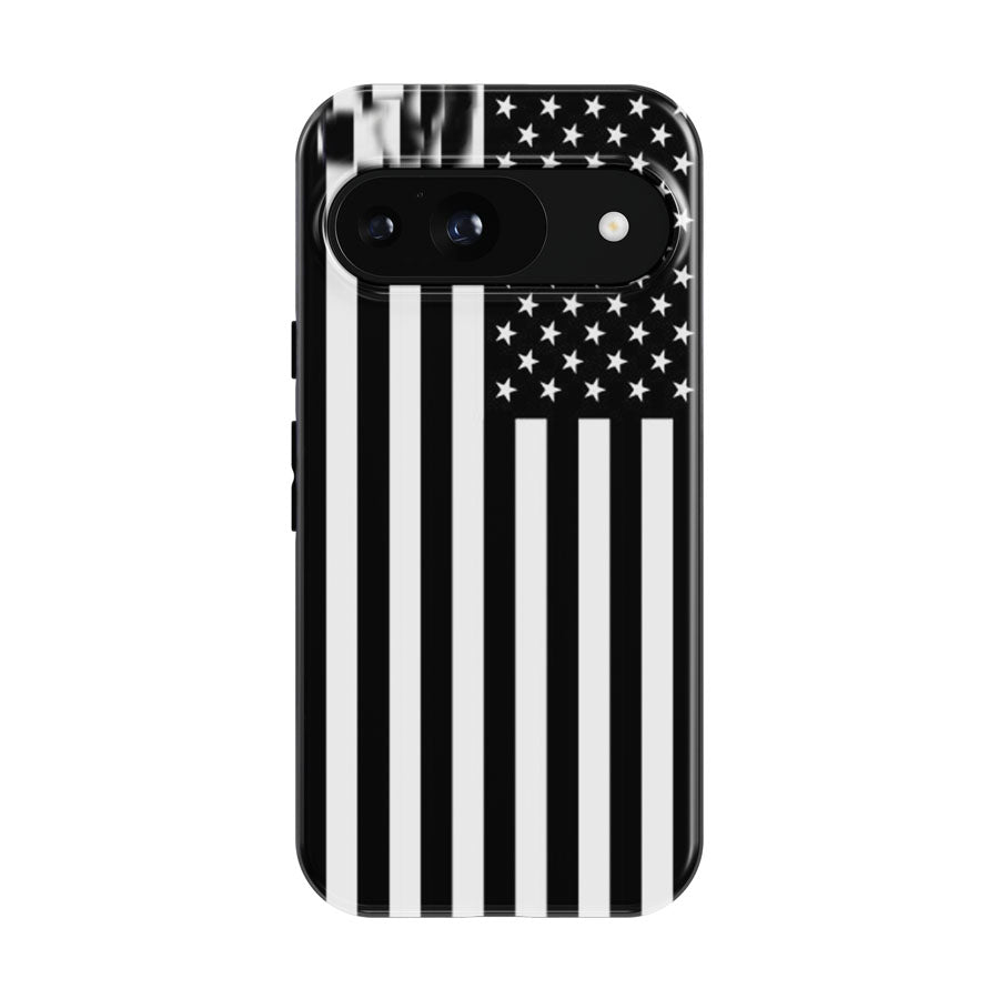 Black & White American Flag Google Pixel 9 | 10 Pro Case