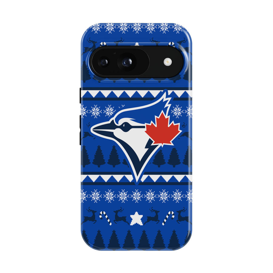 Blue Jays Christmas Sweater Google Pixel 9 | 10 Pro Case