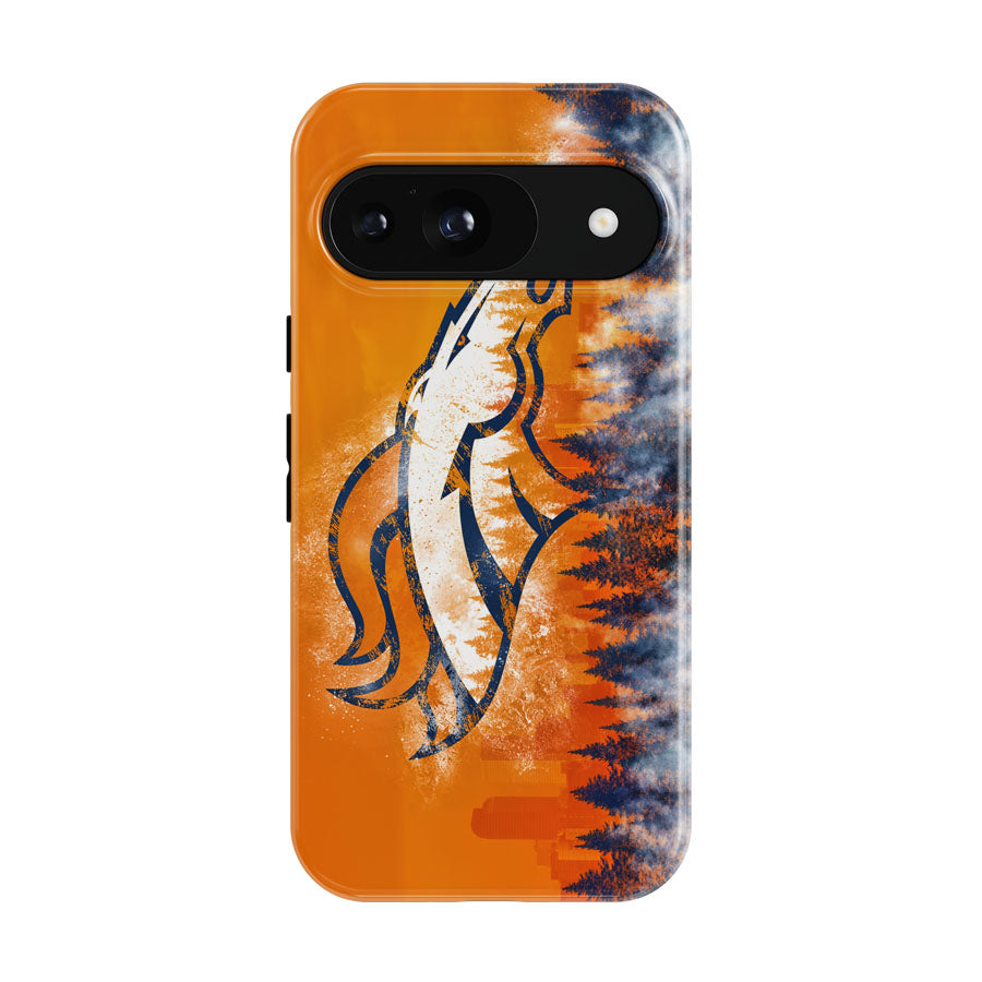 Broncos Denver Christmas Wallpaper Google Pixel 9 | 10 Pro Case