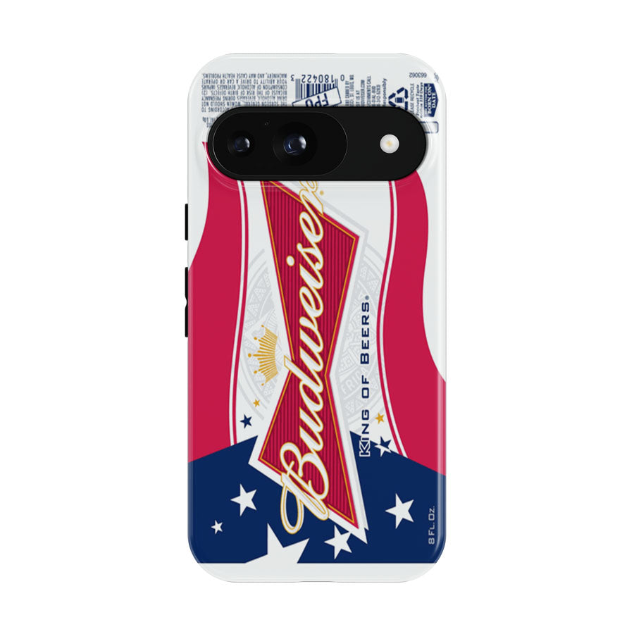 Budweiser American Flag Logo Google Pixel 9 | 10 Pro Case