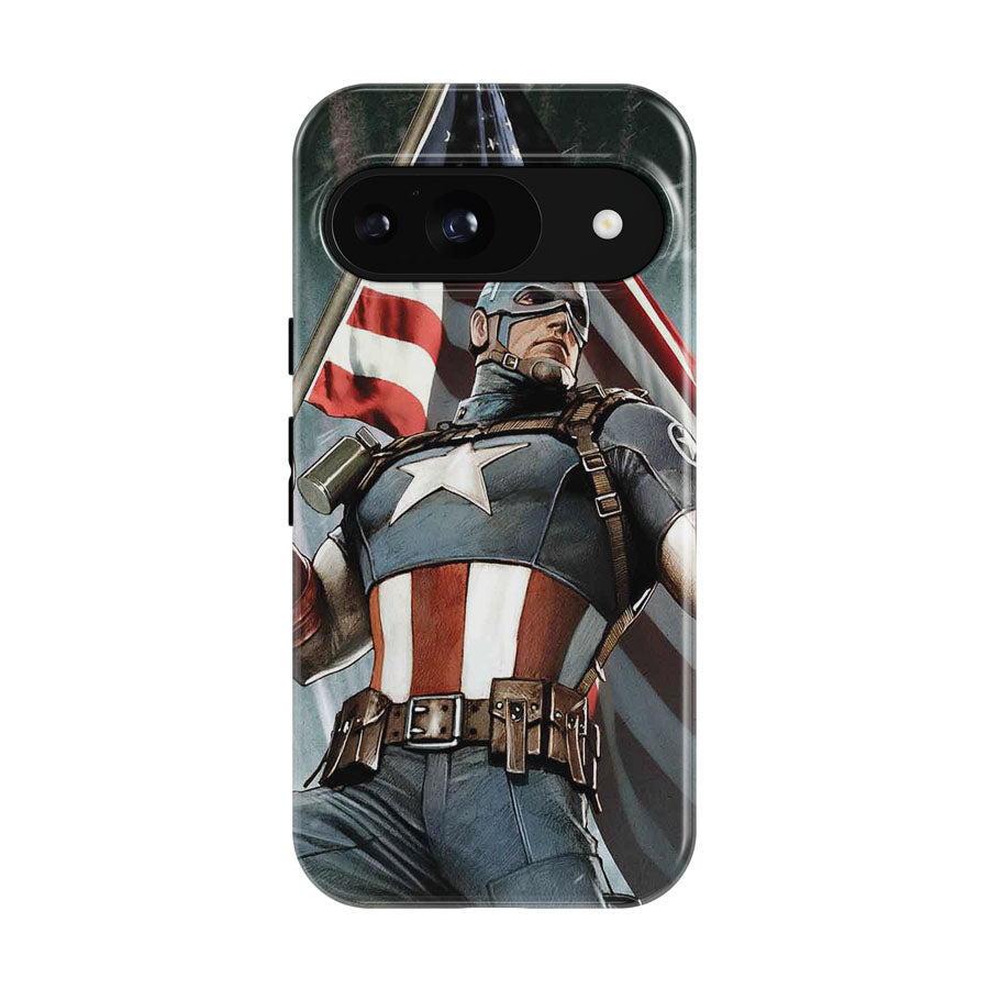 Captain America Cover Google Pixel 9 | 10 Pro Case