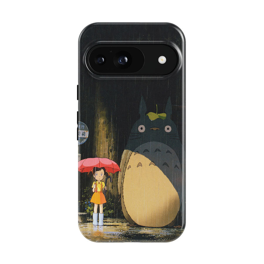Cartoon Totoro Rain  Google Pixel 9 | 10 Pro Case