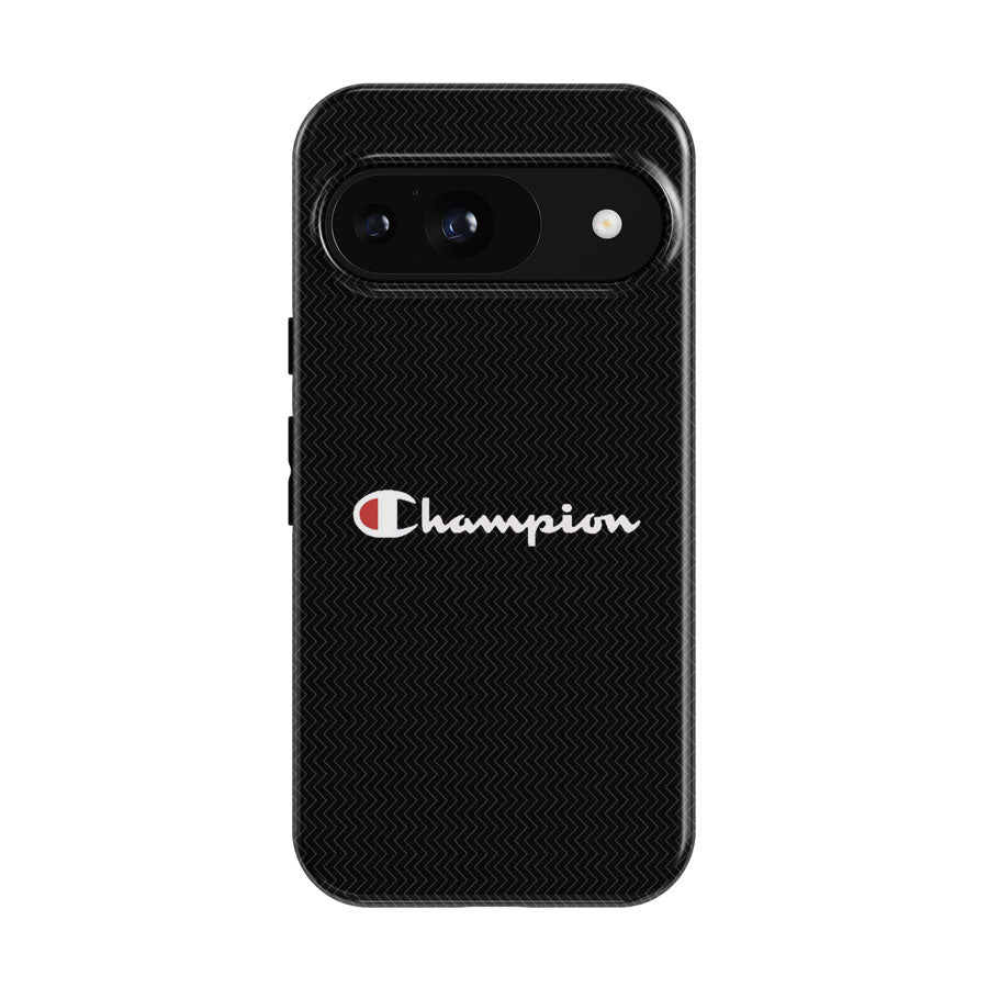 Champion Black Motif Google Pixel 9 | 10 Pro Case