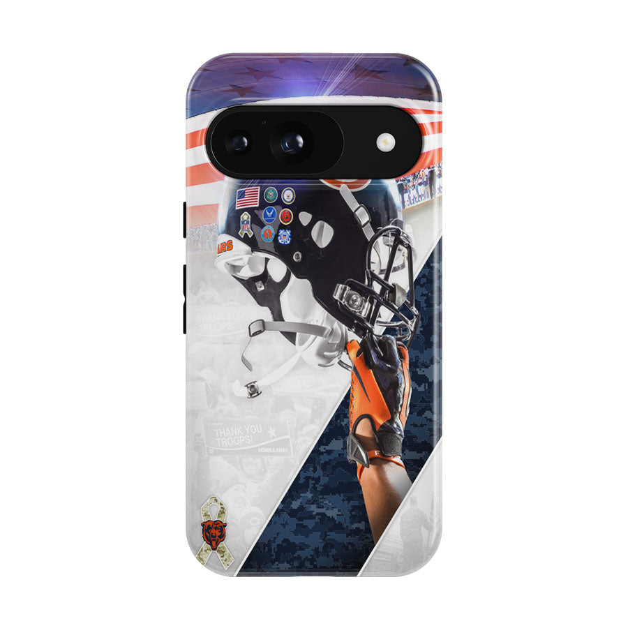 Chicago Bears Helmet Logo Google Pixel 9 | 10 Pro Case