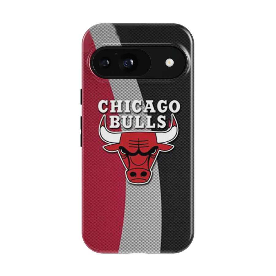 Chicago Bulls Texture Logo Google Pixel 9 | 10 Pro Case