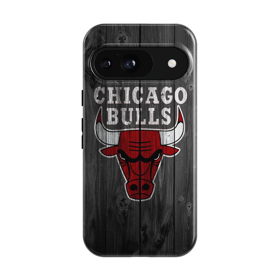 Chicago Bulls Wooden Google Pixel 9 | 10 Pro Case