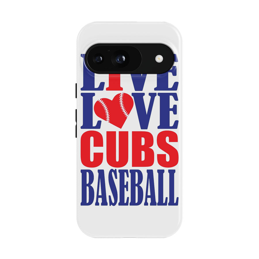 Chicago Cubs Baseball Quotes Google Pixel 9 | 10 Pro Case