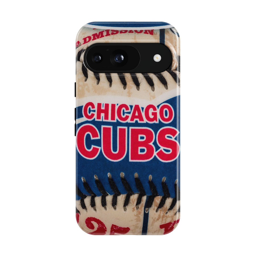 Chicago Cubs Baseball Skin Google Pixel 9 | 10 Pro Case