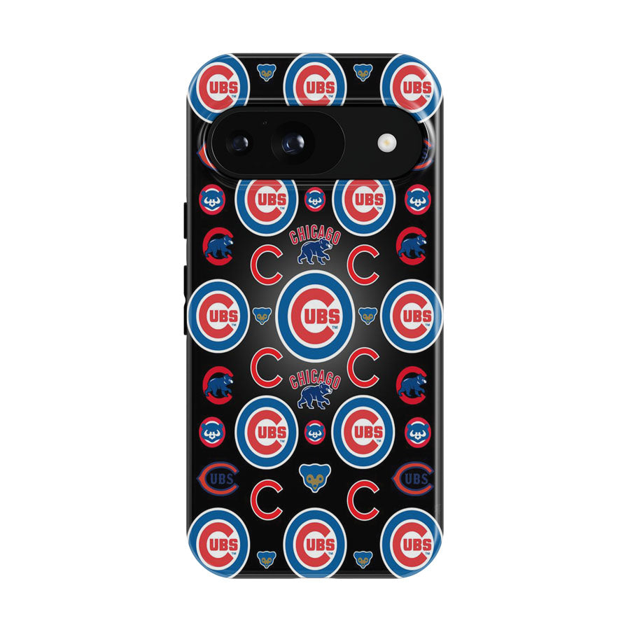 Chicago Cubs Bear Pattern Google Pixel 9 | 10 Pro Case