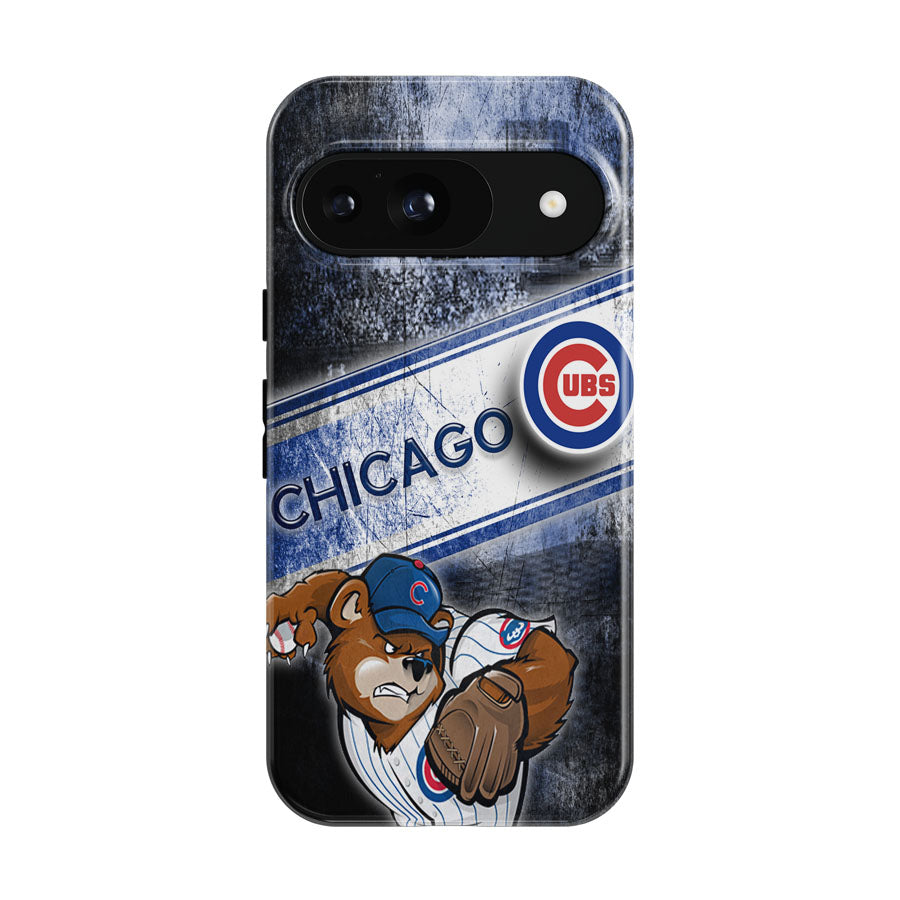 Chicago Cubs Bears Grunge Google Pixel 9 | 10 Pro Case