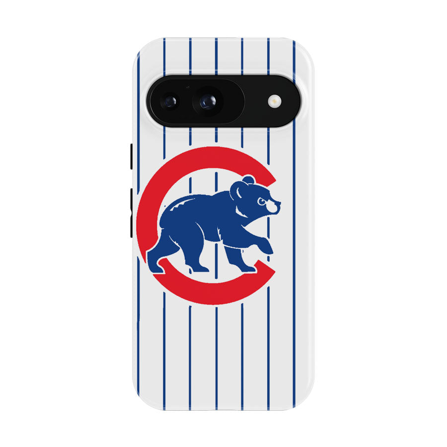 Chicago Cubs Stripe Logo Google Pixel 9 | 10 Pro Case