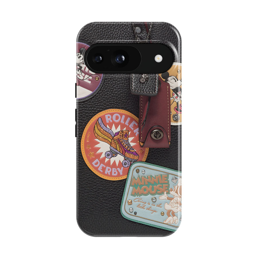 Coach Disney Patch Black Google Pixel 9 | 10 Pro Case