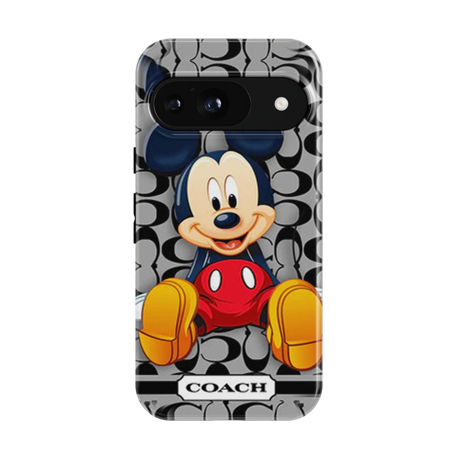 Coach Mickey Mouse Cartoon Google Pixel 9 | 10 Pro Case