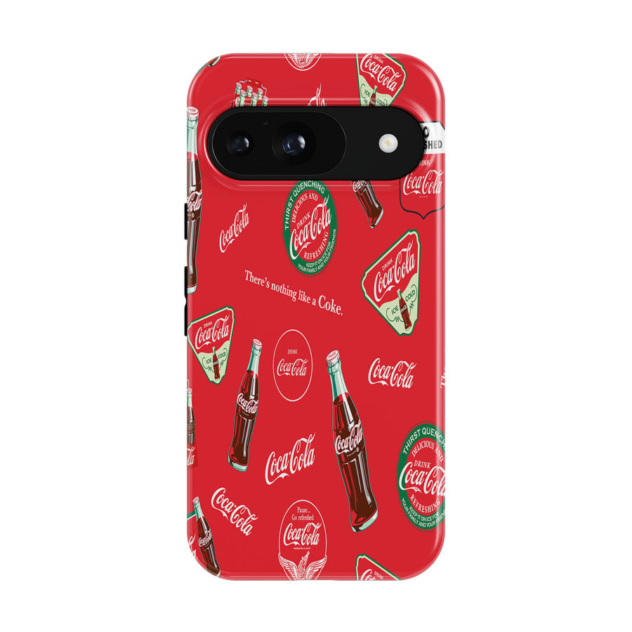 Coca Cola Allover Cotton Google Pixel 9 | 10 Pro Case