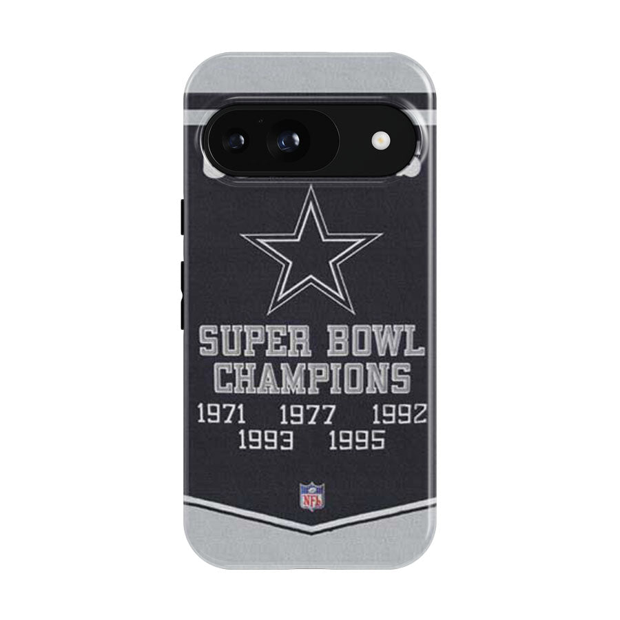 Dallas Cowboys Banner Texture Google Pixel 9 | 10 Pro Case