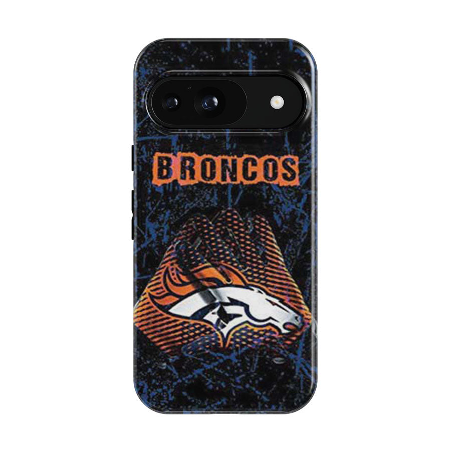 Denver Broncos Gloves Rough Google Pixel 9 | 10 Pro Case