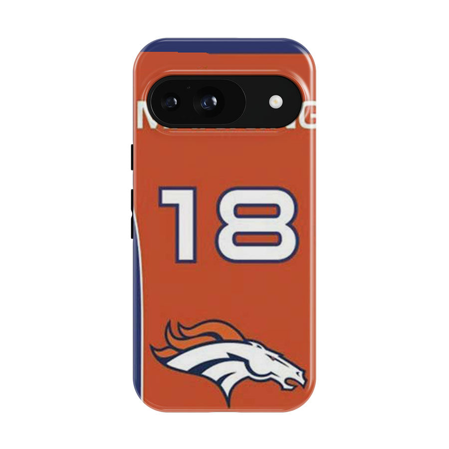 Denver Broncos Manning Jersey Google Pixel 9 | 10 Pro Case