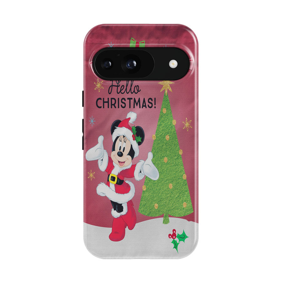 Disney Minnie Hello Christmas Google Pixel 9 | 10 Pro Case