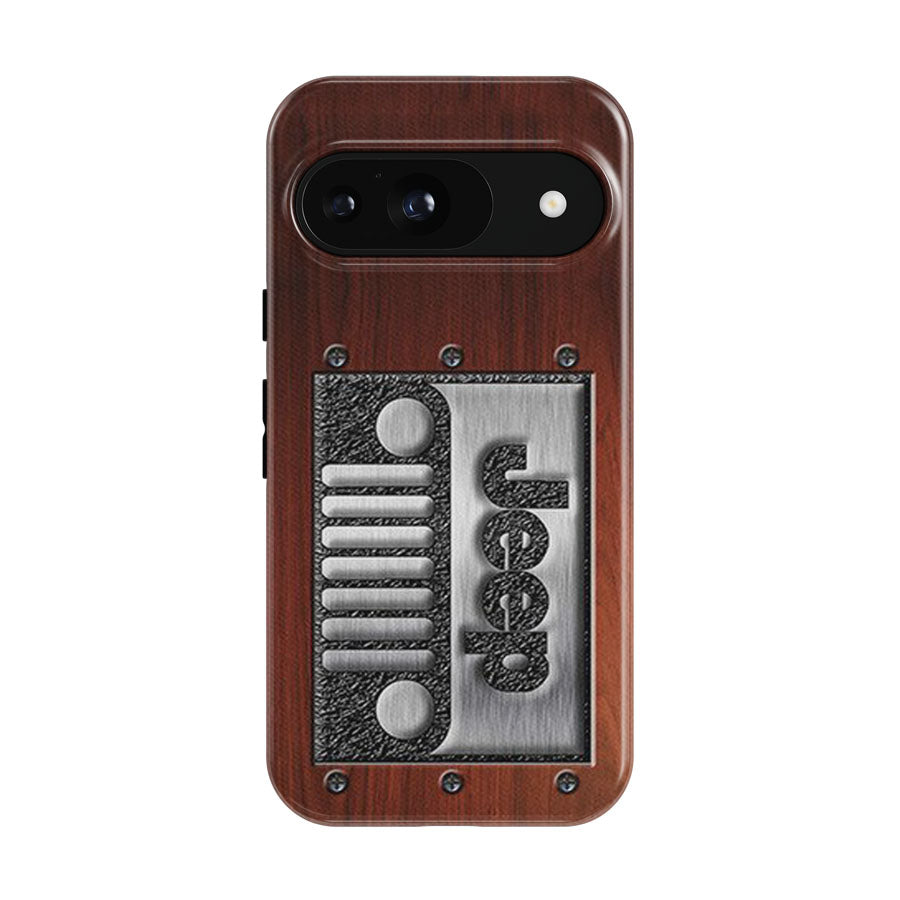 Embossed Steel Jeep Google Pixel 9 | 10 Pro Case
