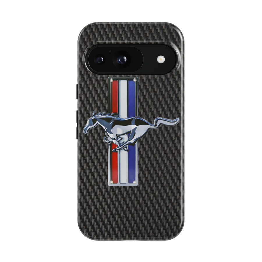 Ford Mustang Carbon Fiber Google Pixel 9 | 10 Pro Case