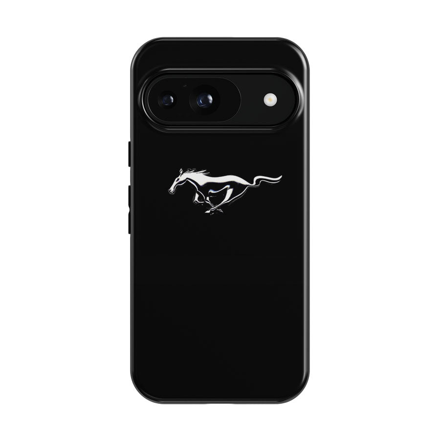 Ford Mustang Logo Black Wallpaper Google Pixel 9 | 10 Pro Case