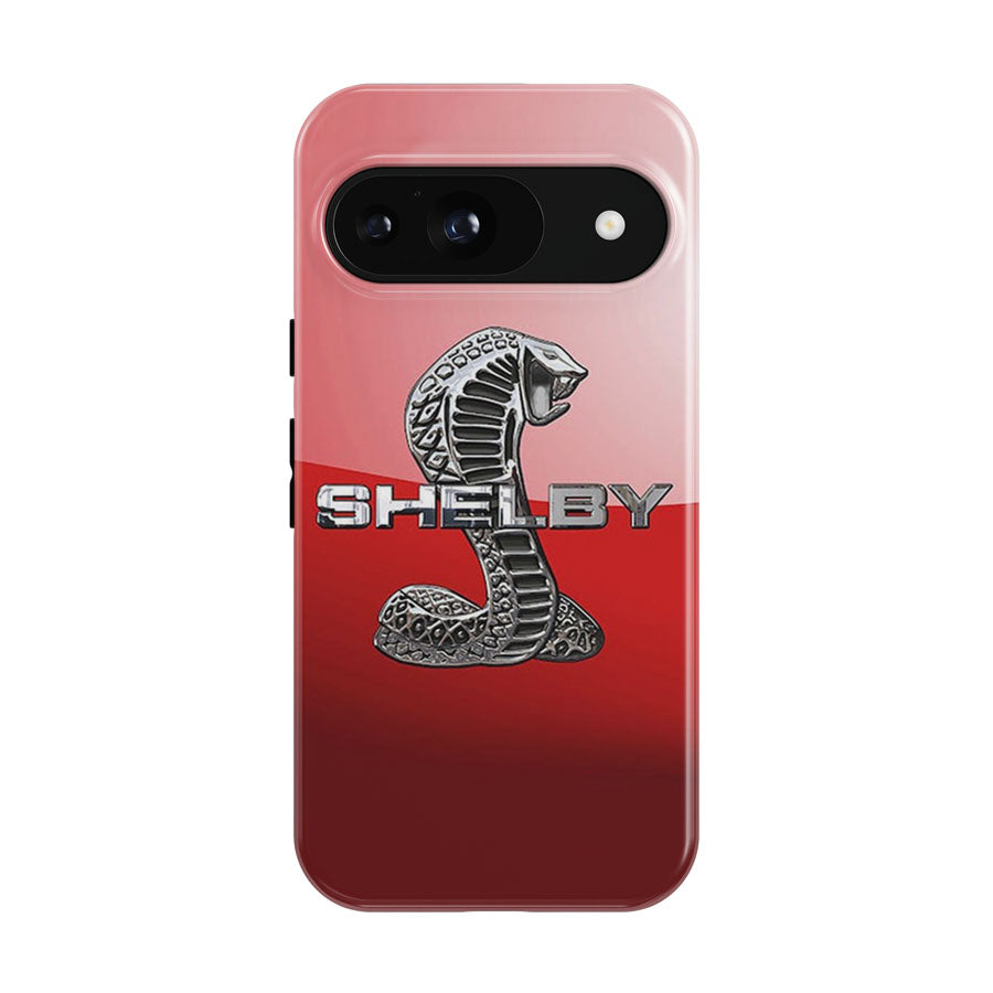 Ford Mustang Shelby Cobra Red Logo Google Pixel 9 | 10 Pro Case
