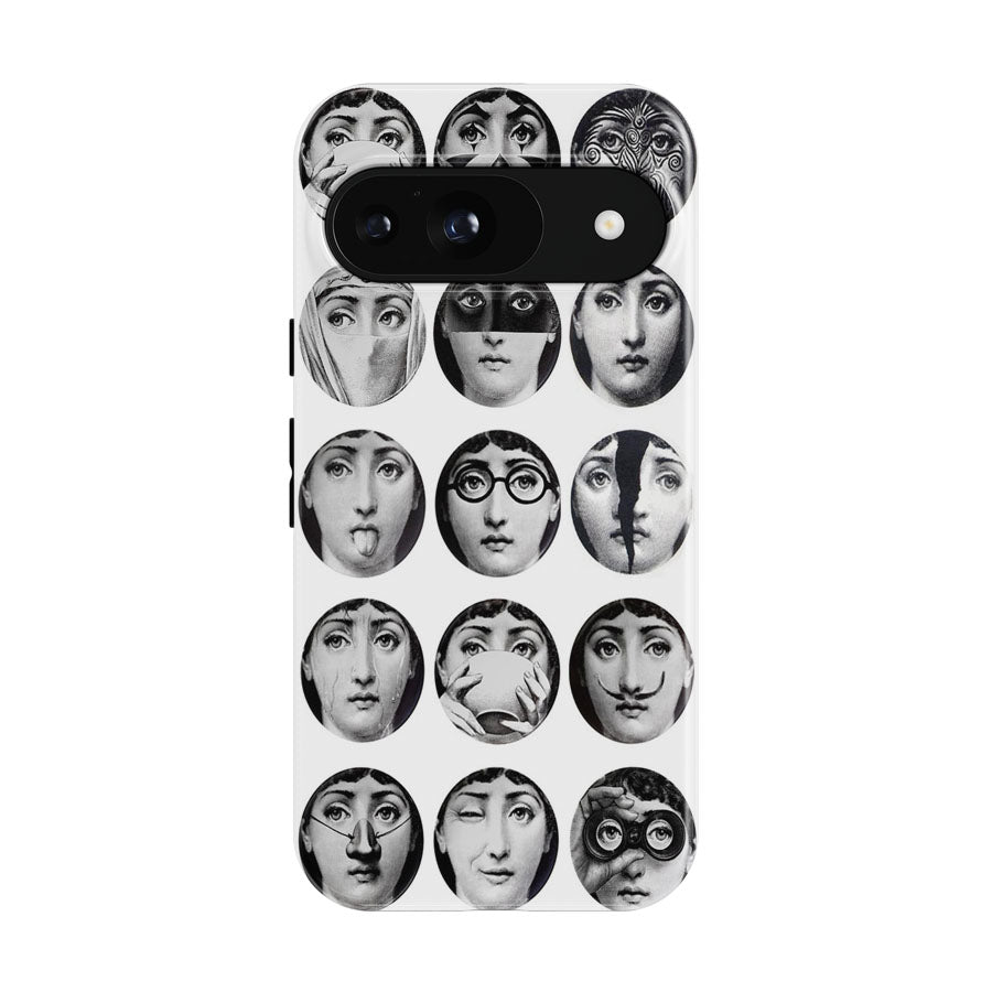 Fornasetti Face Google Pixel 9 | 10 Pro Case