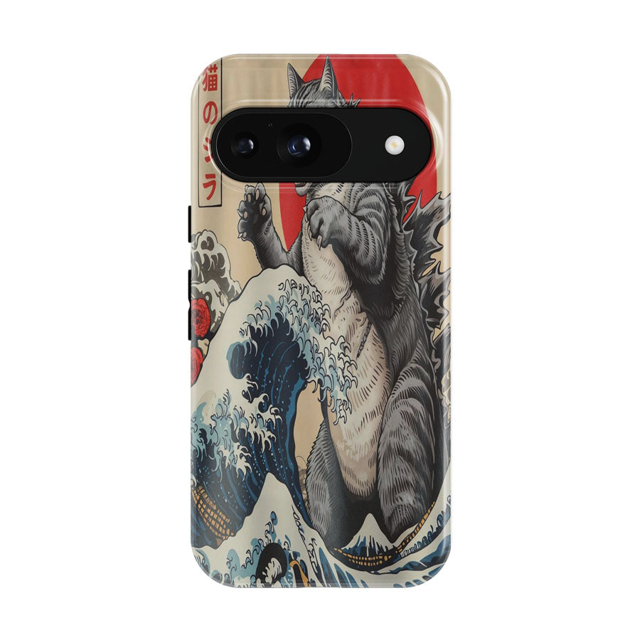 Funny Japanese Catzilla Google Pixel 9 | 10 Pro Case