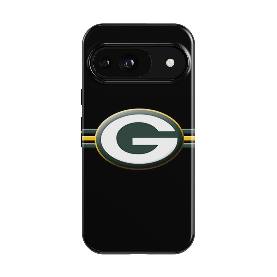 G For Green Bay Packers Black Wallpaper Logo Google Pixel 9 | 10 Pro Case