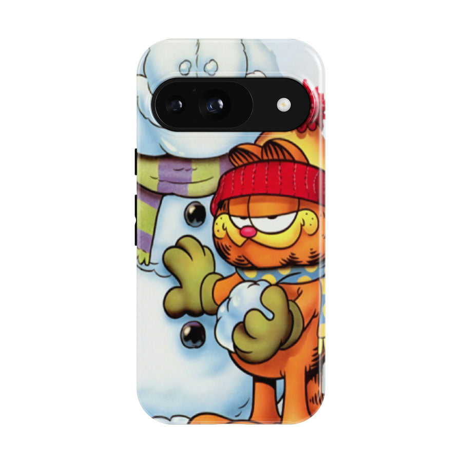 Garfield Puss Playing Snow Google Pixel 9 | 10 Pro Case