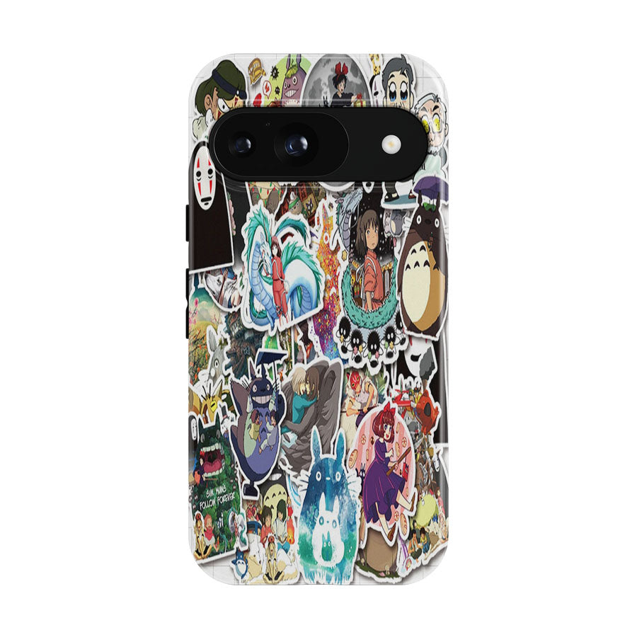 Ghibli Totoro Spirited Away Kiki Best Animated Movie Google Pixel 9 | 10 Pro Case
