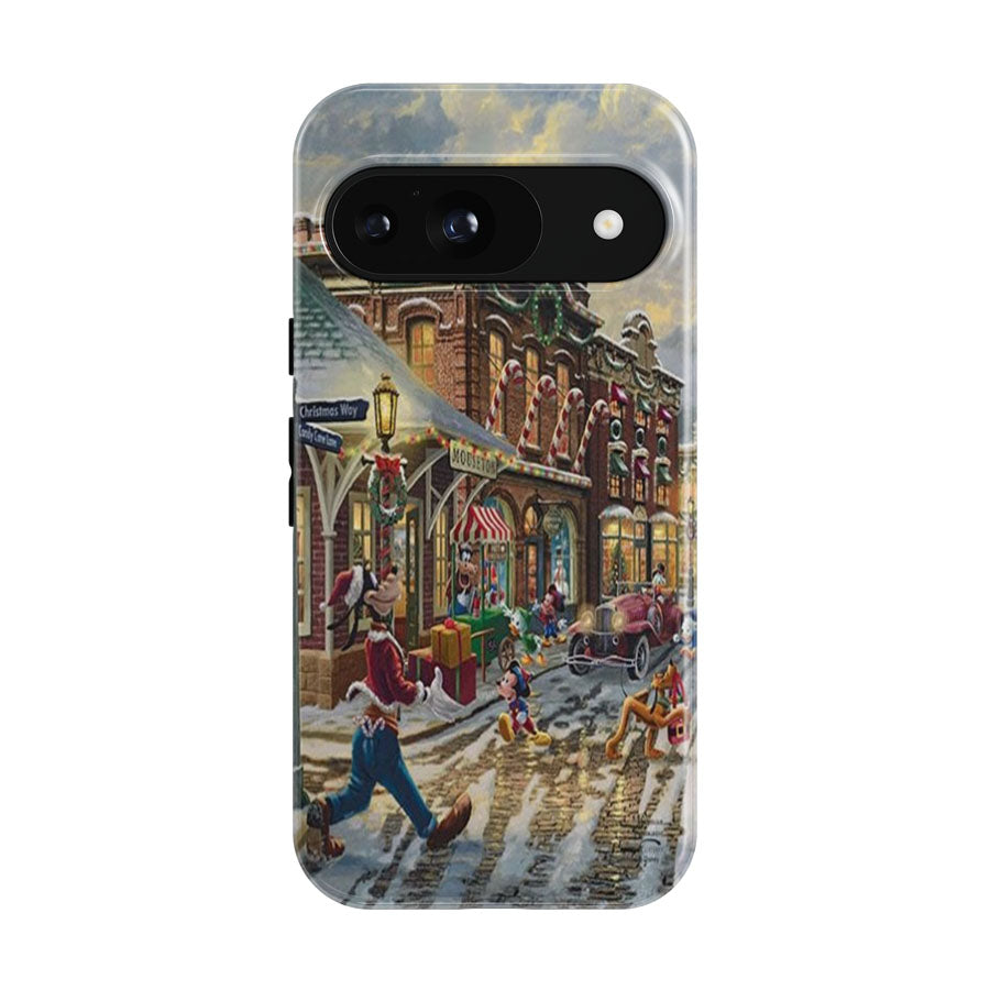 Goofy And Pluto Candy Cane Express Google Pixel 9 | 10 Pro Case