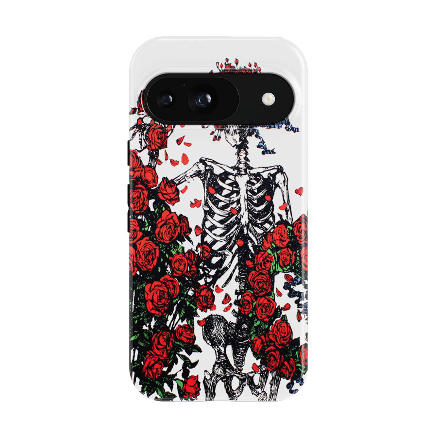 Grateful Dead Skeleton Bones And Roses Google Pixel 9 | 10 Pro Case