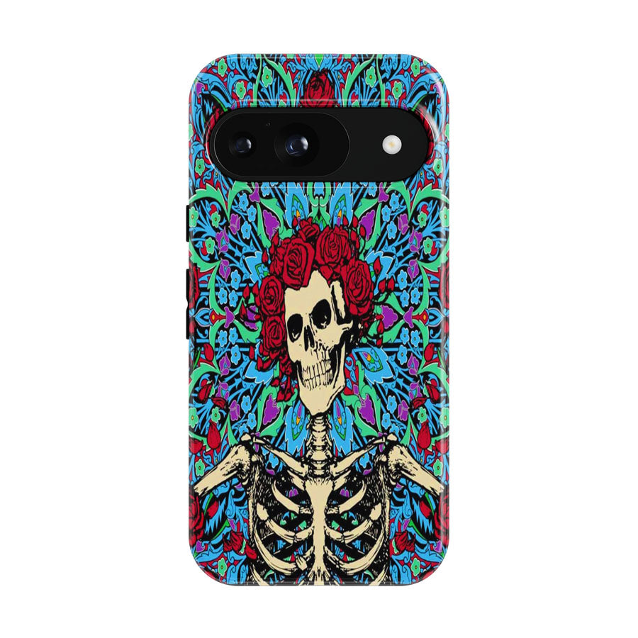 Grateful Dead Skeleton Roses Google Pixel 9 | 10 Pro Case