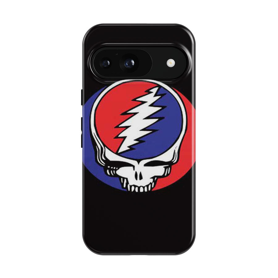 Grateful Dead Skull On Blk Google Pixel 9 | 10 Pro Case
