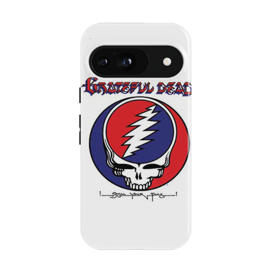 Grateful Dead White-Skull Logo Google Pixel 9 | 10 Pro Case