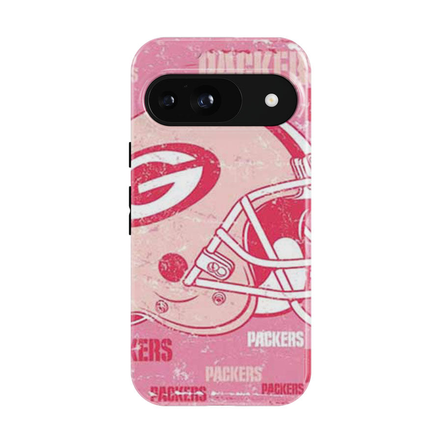 Green Bay Packers Pink Tall Google Pixel 9 | 10 Pro Case