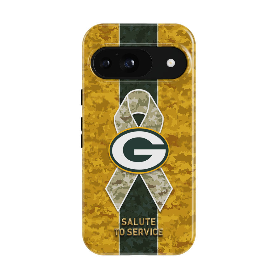 Green Bay Packers Salute To Service Google Pixel 9 | 10 Pro Case