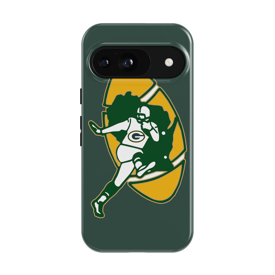Green Bay Packers Throwback Logo Pin Google Pixel 9 | 10 Pro Case