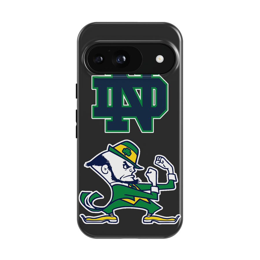 Grey Notre Dame Fighting Irish Google Pixel 9 | 10 Pro Case