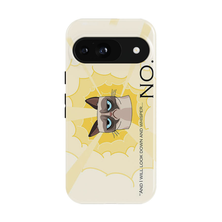 Grumpy Cat Whisper No  Google Pixel 9 | 10 Pro Case