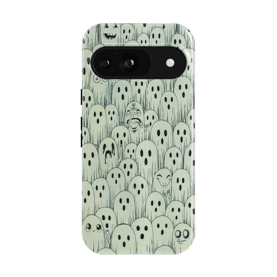 Halloween Aesthetic Creepy Halloween Background Google Pixel 9 | 10 Pro Case