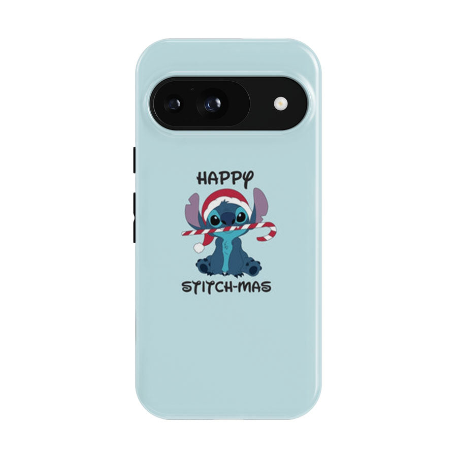 Happy Blue Alienmas - Christmas Google Pixel 9 | 10 Pro Case