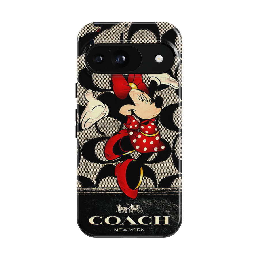 Happy Coach Minnie Mouse Happy Google Pixel 9 | 10 Pro Case