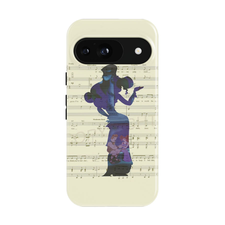 Hercules On The Sheet Music For The Song Art Google Pixel 9 | 10 Pro Case