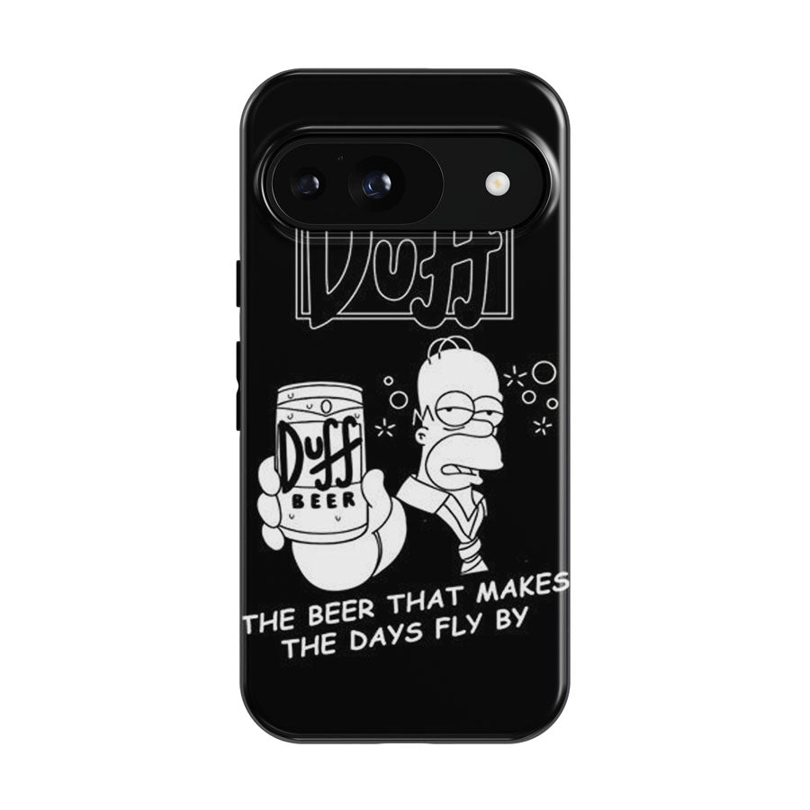 Homer Simpson Duff Beer Google Pixel 9 | 10 Pro Case