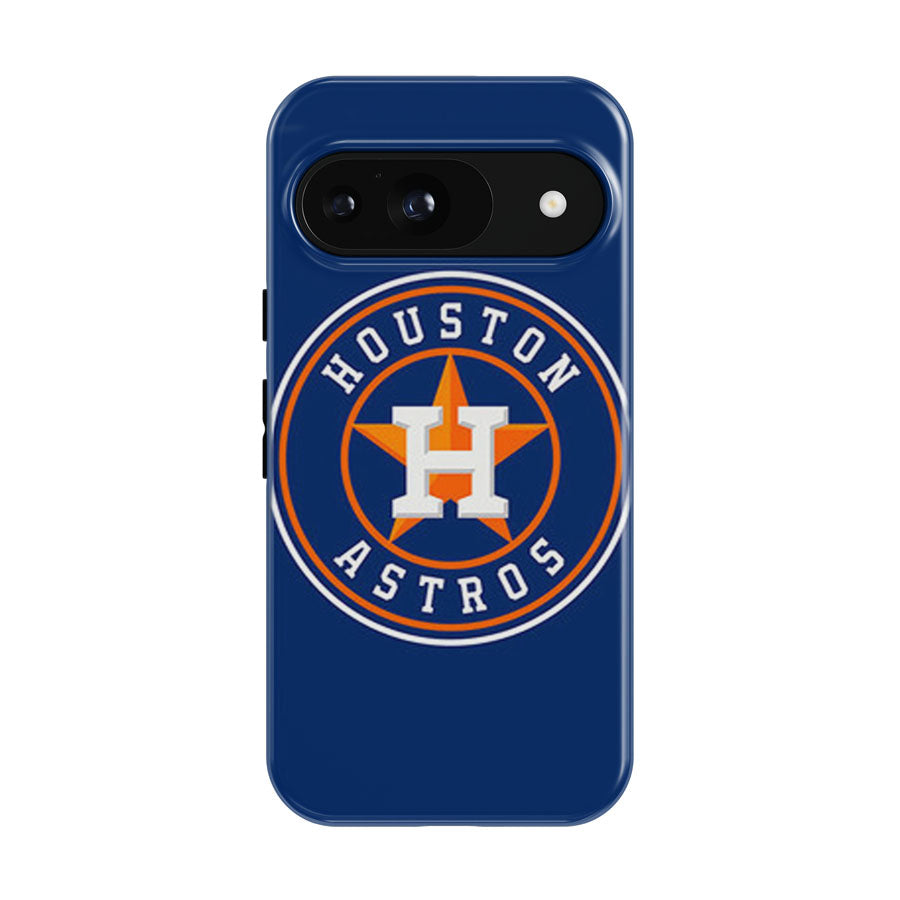 Houston Astros Logo Blue Google Pixel 9 | 10 Pro Case
